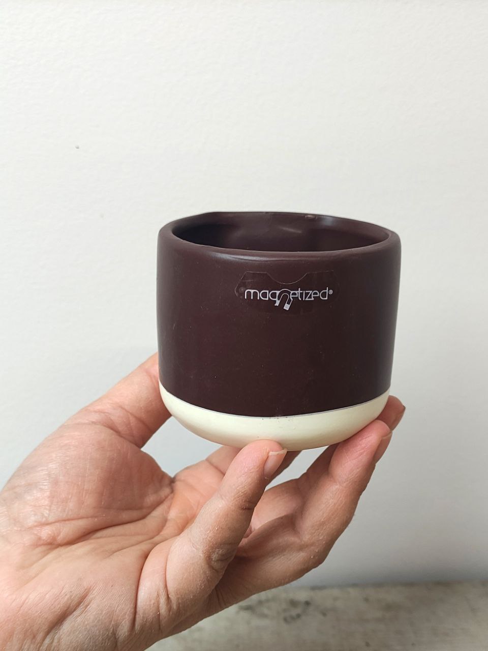 Vaso Magnetizzato Tonalità Terra