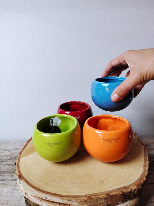 Vaso Magnetizzato Tondo Lucido in Ceramica