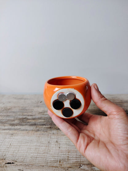 Vaso Magnetizzato Tondo Lucido in Ceramica