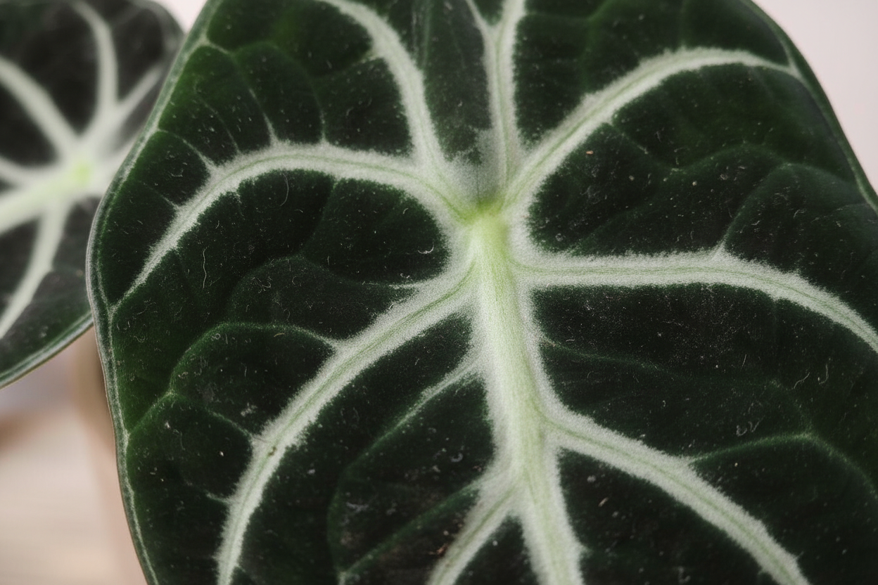 Alocasia Ninja Macro (prendi la foto del mio sito)